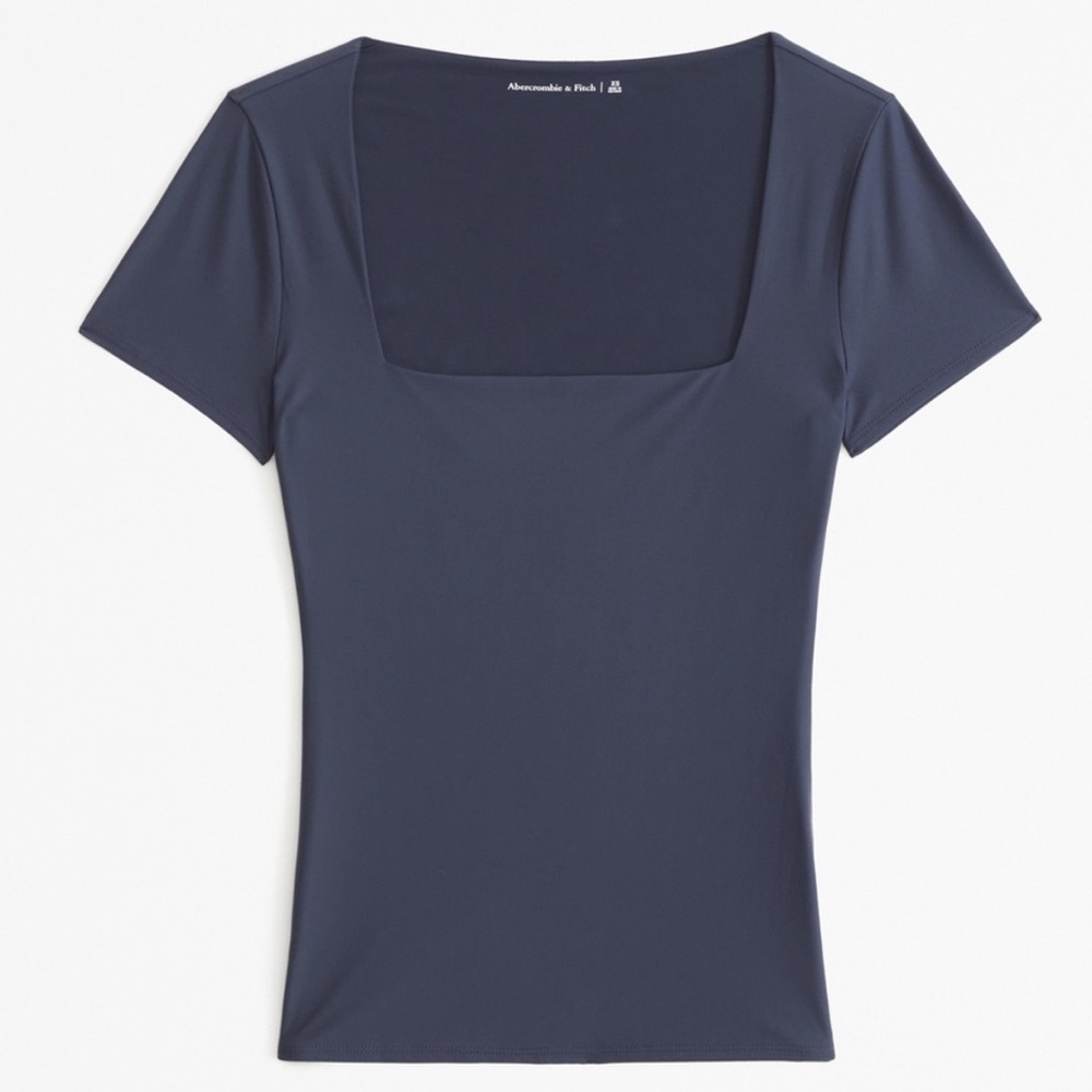 Set of 2: Abercrombie tuckable square neck T-shirt